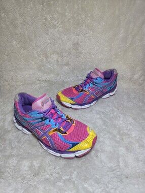 2013 ASICS GEL-Cumulus 14 Pink Neon Women's Size 11 LIKE NEW T296Q